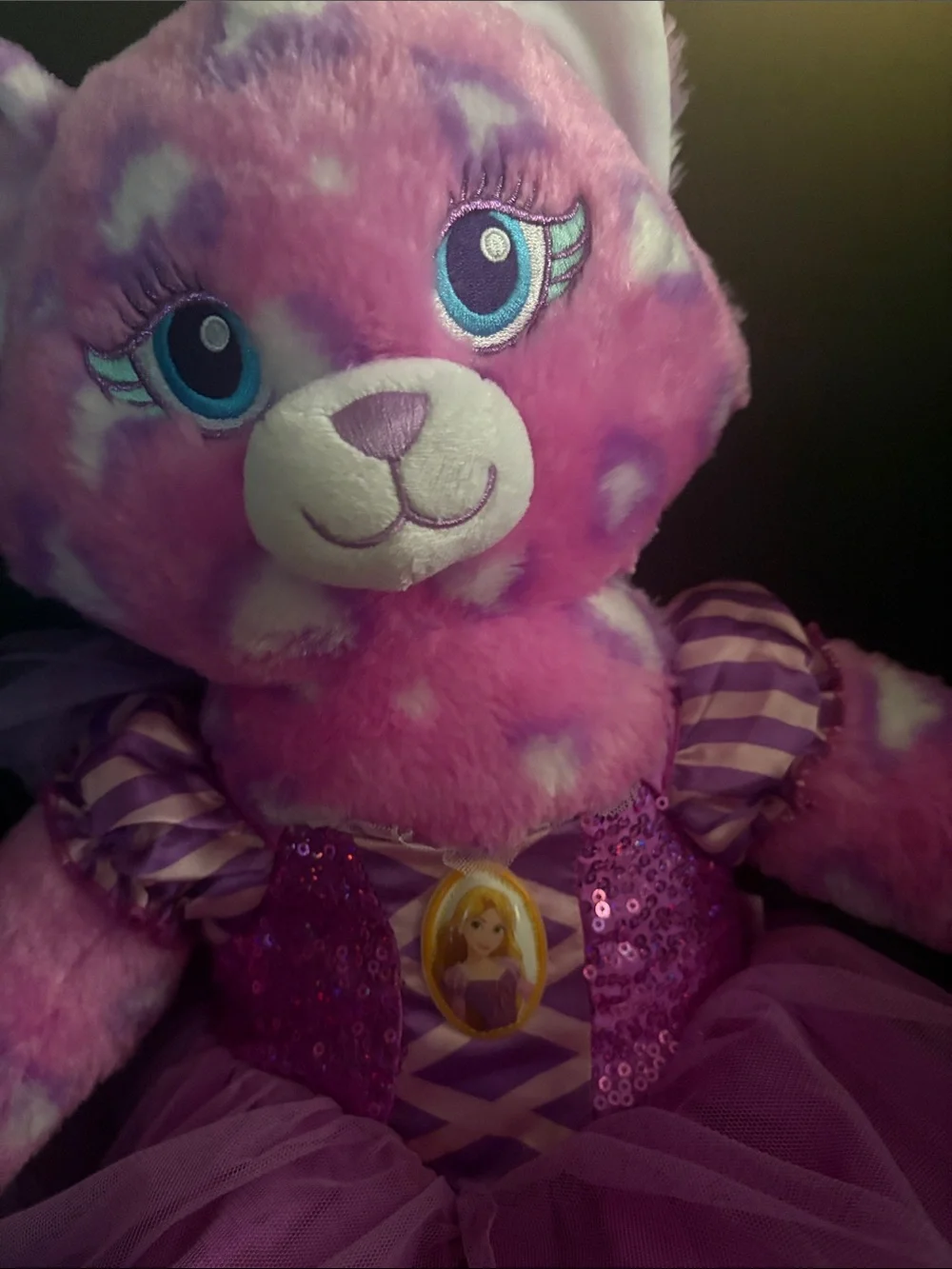 Beary Fairy Kitty Doll in Purple Princess Dress Build A Bear 2025 - Kids Toy
